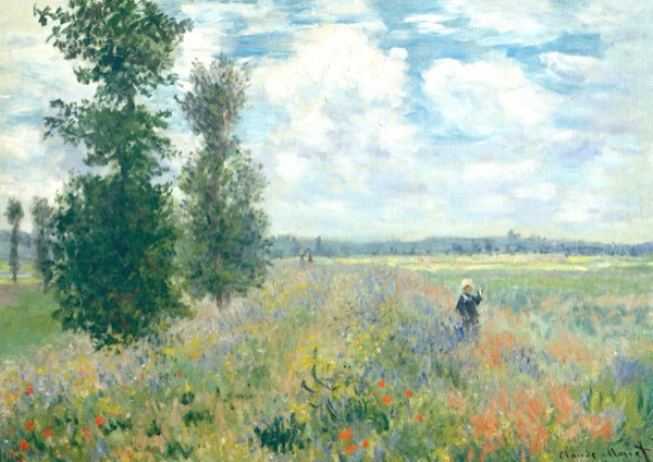 Poppy Fields near Argenteuil - Claude Monet