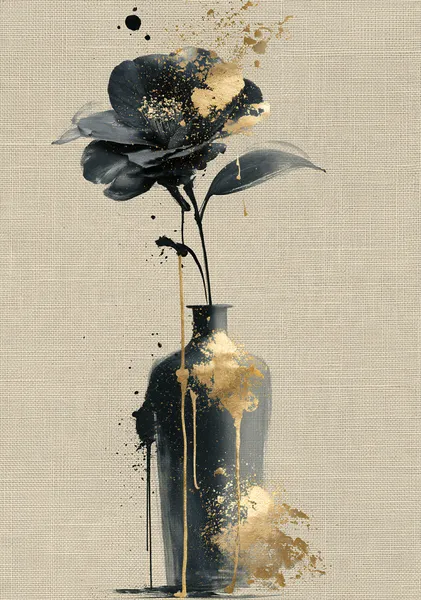 SUMI-墨- Lone Camellia No.1 - Ck