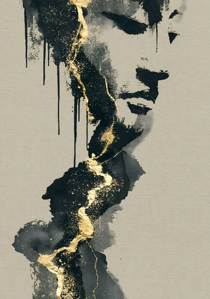 SUMI-墨- Serene Buddha No.3 - Ck