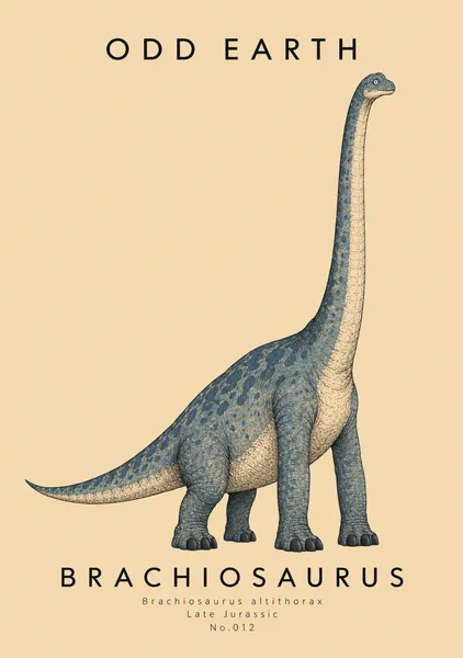 BRACHIOSAURUS — No.012 - OOD EARTH