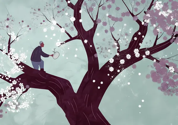 The Old Man Who Made Withered Trees Blossom - 安倍川五平