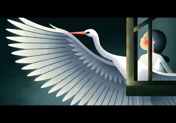 鶴の恩返し　/　The Crane's Gratitude - 安倍川五平