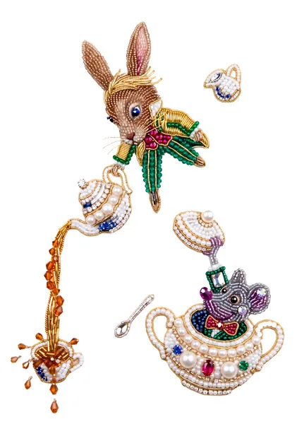 Alice in the Enchanted Grove — March Hare & Dormouse - YOKO SASHIDA