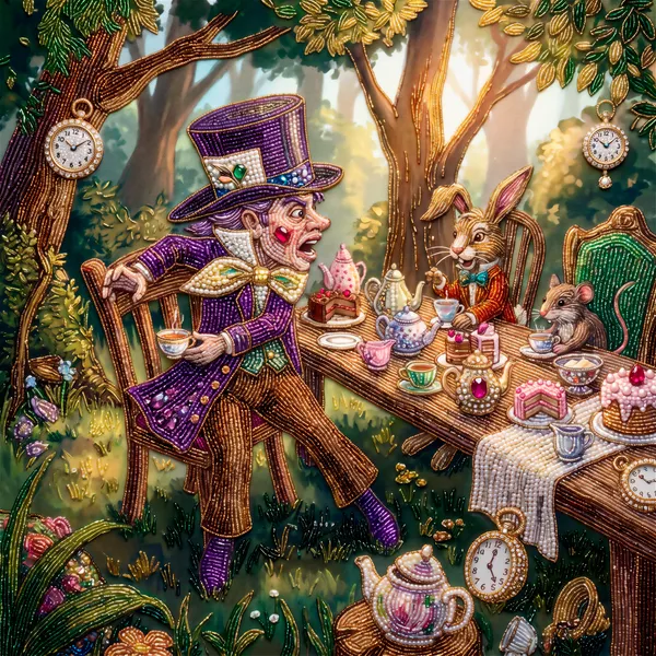 Alice in the Enchanted Grove — Tea Party - YOKO SASHIDA