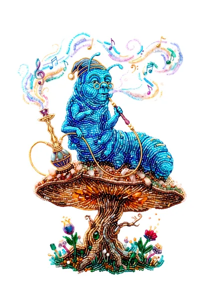 Alice in the Enchanted Grove — Caterpillar - YOKO SASHIDA