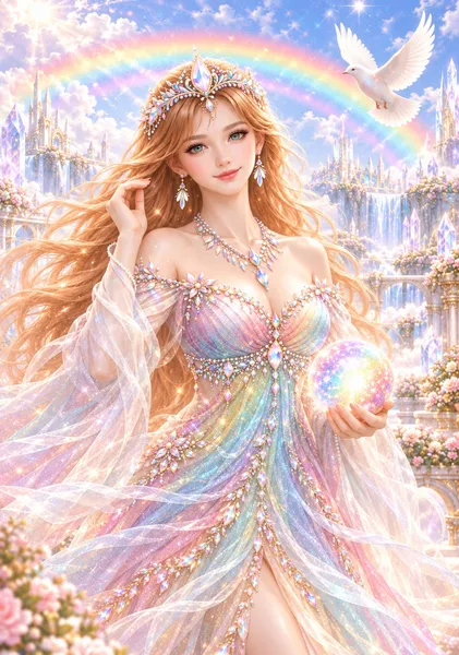 レムリア 虹の女神アーサ ― あなたらしい色で輝いて   Artha, Lemurian Goddess of the Rainbow – Let Your True Colors Shine - 泊真理子