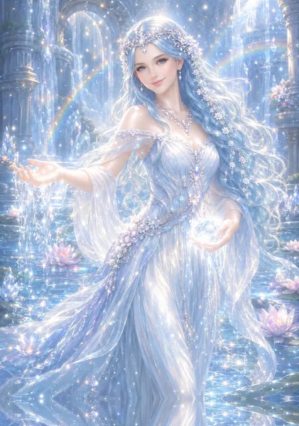 レムリア 水の女神アリス ― 心をやさしく流して   Alice, Lemurian Goddess of Water – Flow Gently with Your Heart - 泊真理子