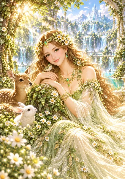 レムリア 大地の女神ガイア ― 大地の懐で安らいで   Gaia, Lemurian Goddess of the Earth – Rest in the Embrace of the Earth - 泊真理子