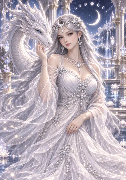 月の女神セレナ ― 白銀龍と月光の導き ― - 泊真理子