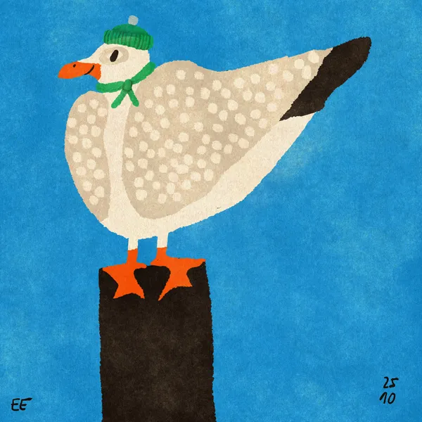 Seagull Friend - Enikő Eged