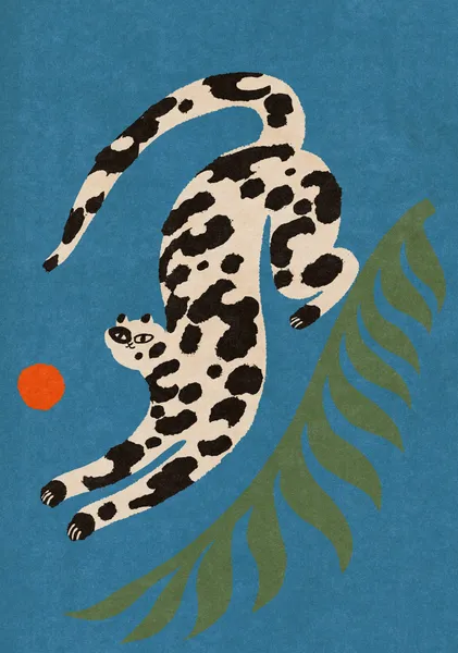 Blue Spotted Panther - Enikő Eged