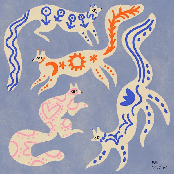 Folk Squirrels - Enikő Eged