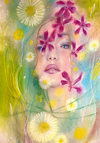 model+wild flower - R.eaw-gp
