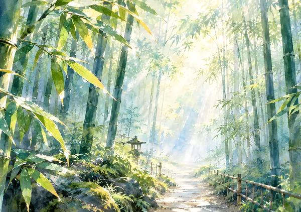 Misty Bamboo Harmony - HIRUHA