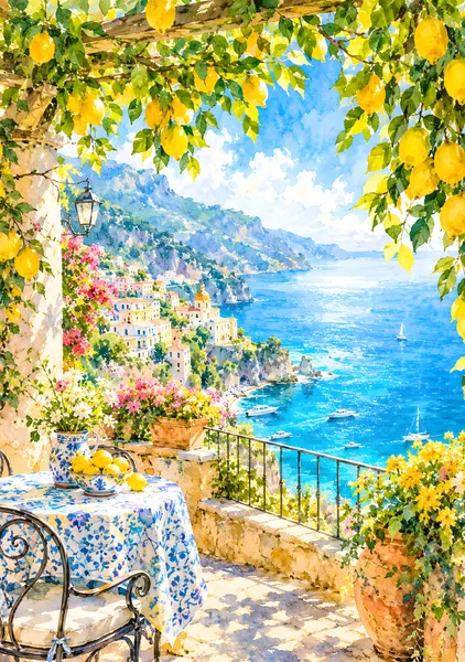 Lemon Terrace in Amalfi - HIRUHA