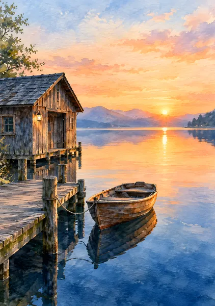 Serenity at Sunset - HIRUHA