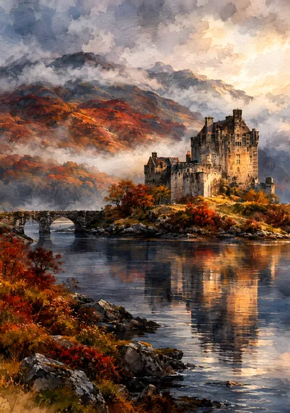 Eilean Donan at Dusk - HIRUHA