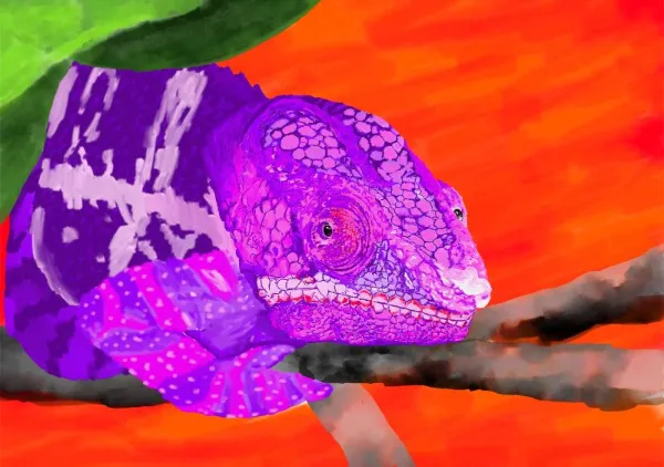 Chameleon_01 - itsuki_painter