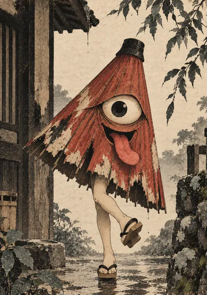 Karakasa-Kozo — Japanese Yokai Art - NATSUKASHI