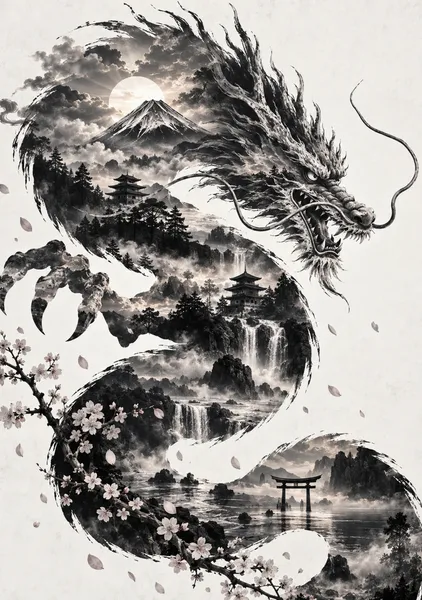 墨龍 — SUMI DRAGON - NATSUKASHI