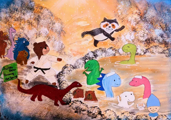 Jujitsu Bear Throwing Hot Spring - Asagiri