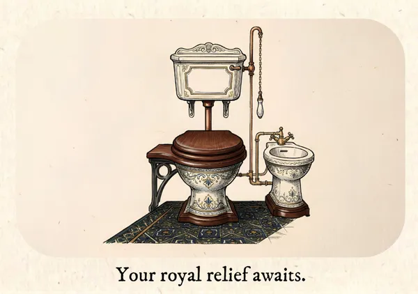 Your royal relief awaits. - Mr.Toilet
