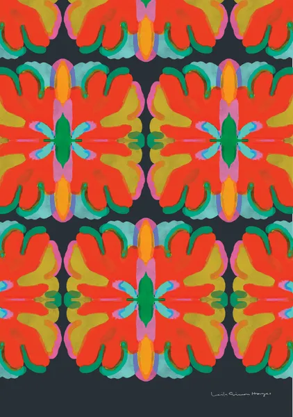 Layer Blooms, night - Leila Simon Hayes