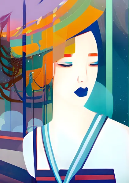 Abstract Lady #5 - Enouon