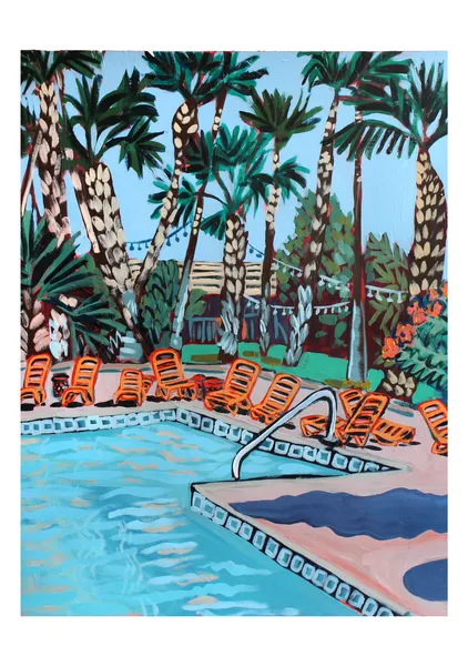 Palm Springs Pool Day - Sophie Edell