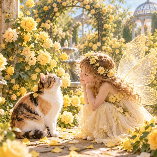 A Golden Rose and a Promise of Love 黄金の薔薇と猫の約束 - MIMI