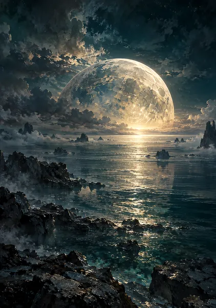 月の沈む海 / The Sea Where the Moon Sets - Yasu.S
