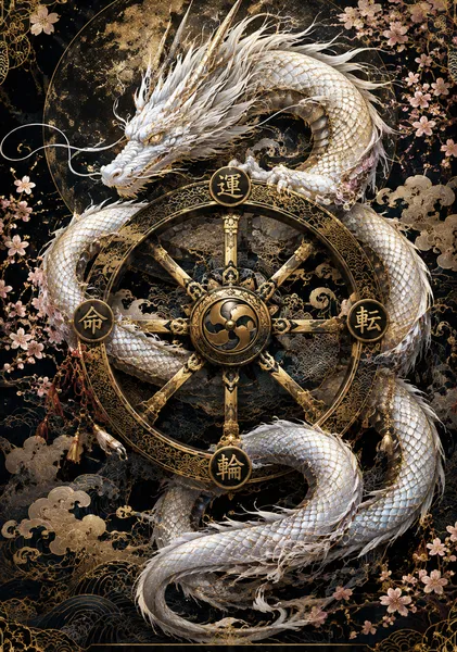 The Wheel of Fortune — The Celestial Dragon Guides Your Turning Point（運命の輪 ― 天龍が導く、運命の転機 ―） - TAKAHASHI