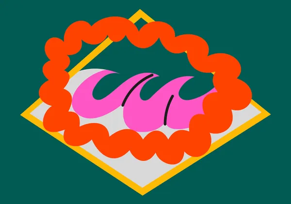 Abstract Colorful Ocean Waves Illustration	 - Pablo Ferreira
