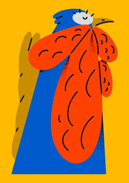 Yellow rooster - Pablo Ferreira