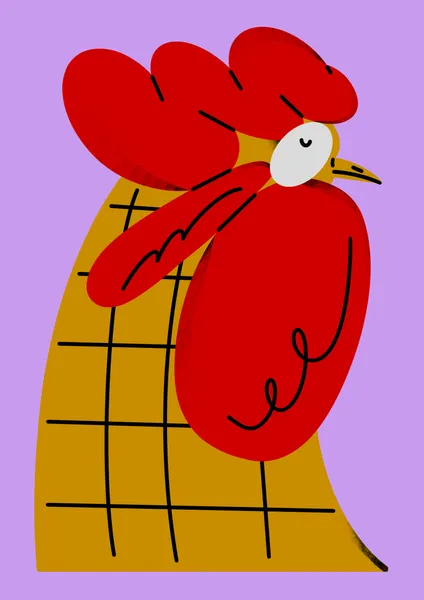 Lilac rooster - Pablo Ferreira