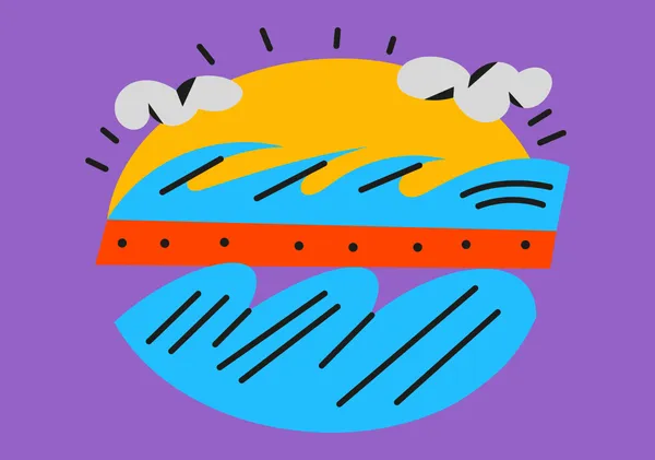 Waves and Sun - Pablo Ferreira