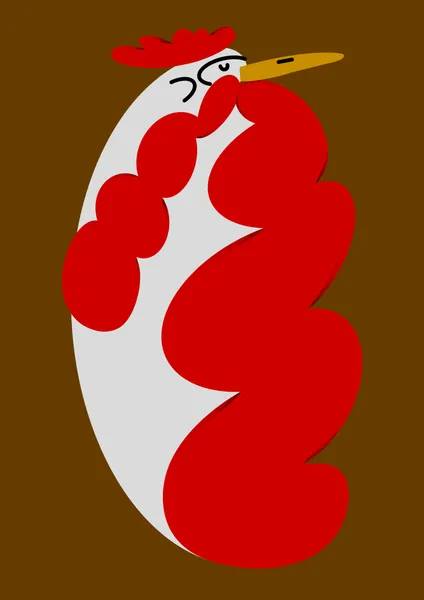 Dark brown rooster - Pablo Ferreira