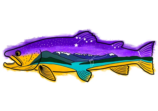 Beneath a Crescent Moon and a Starry Sky - The Perry Pork
