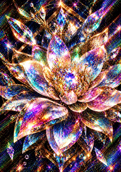 天界に咲く虹彩の宝石花 - DaVince