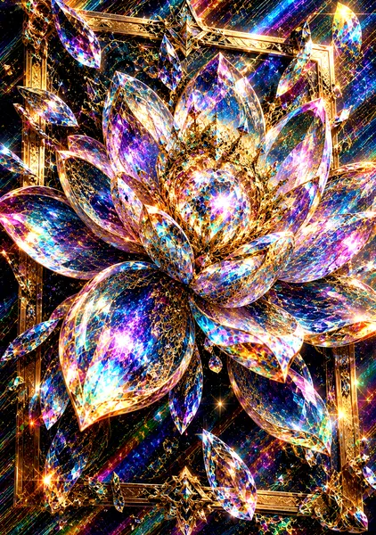 額縁を超えて咲く虹彩花 - DaVince