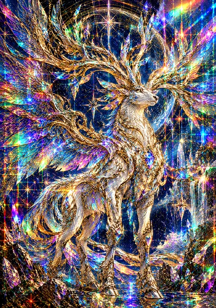 宇宙の輝きを宿し、永遠の神秘をその身にまとう聖獣。 - DaVince