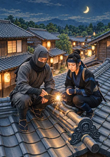 暇な任務もある　Even Shinobi Have Quiet Missions - 日本の風