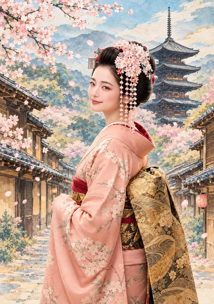 花の都の夢の如く、宵待草　Like a Dream in the City of Flowers - 日本の風