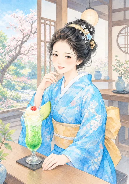 メロンフロート　Melon Float - 日本の風