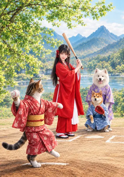 友達野球　Friendly Baseball - 日本の風