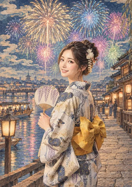 夏夜の彩り　Colors of a Summer Night - 日本の風