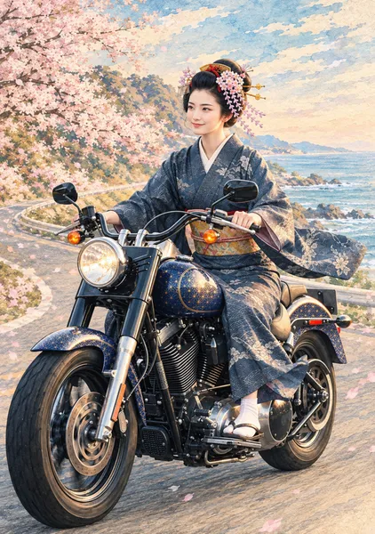 海岸線を駆ける　Riding Along the Coastline - 日本の風