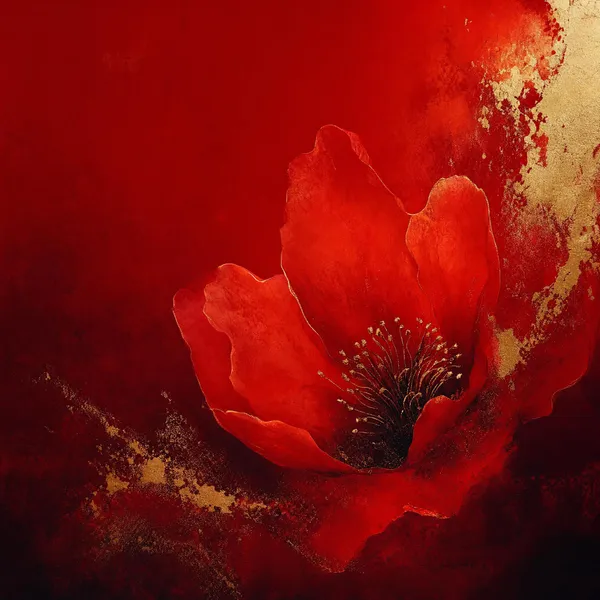 『深紅の残像』　ーCrimson Afterglowー - 陽古