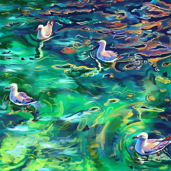 A Sea of Seagulls - Victoria Georgieva