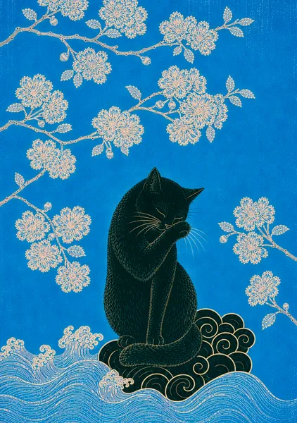 桜 ─ 猫と季節の花 III / Cherry Blossom ─ Cat and the Flowers of the Seasons III - 玄猫堂
